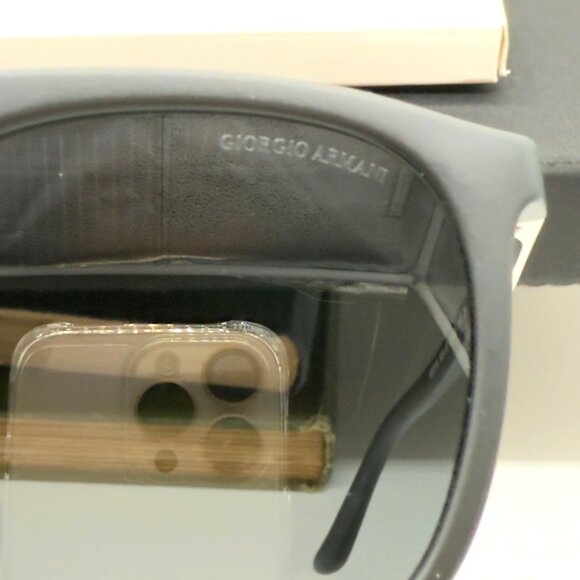 Georgio Armani AR8118 5001/87 Matte Black Sunglasses Grey Lens - Picture 11 of 14